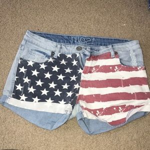 American Flag Rue 21 Shorts